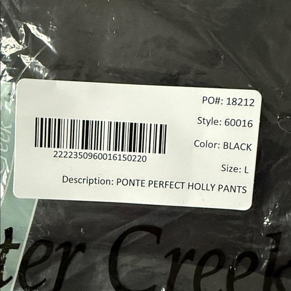 Coldwater Creek Ponte Perfect Holly Pocket Pants pants size L - Picture 8 of 13
